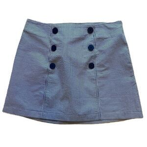 Urban Outfitters Skirt Women’s Medium M Blue White Striped Seersucker L NWT